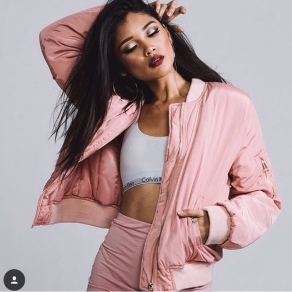 Rose Bomber Jacket Fashion Nova - Picture 4 of 4